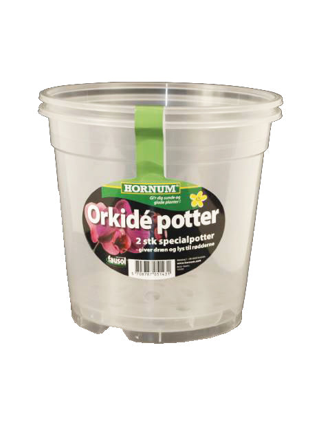 Orkidépotter 12 cm | Med Dreneringshull | 2 stk - Nordstrøm Botaniske