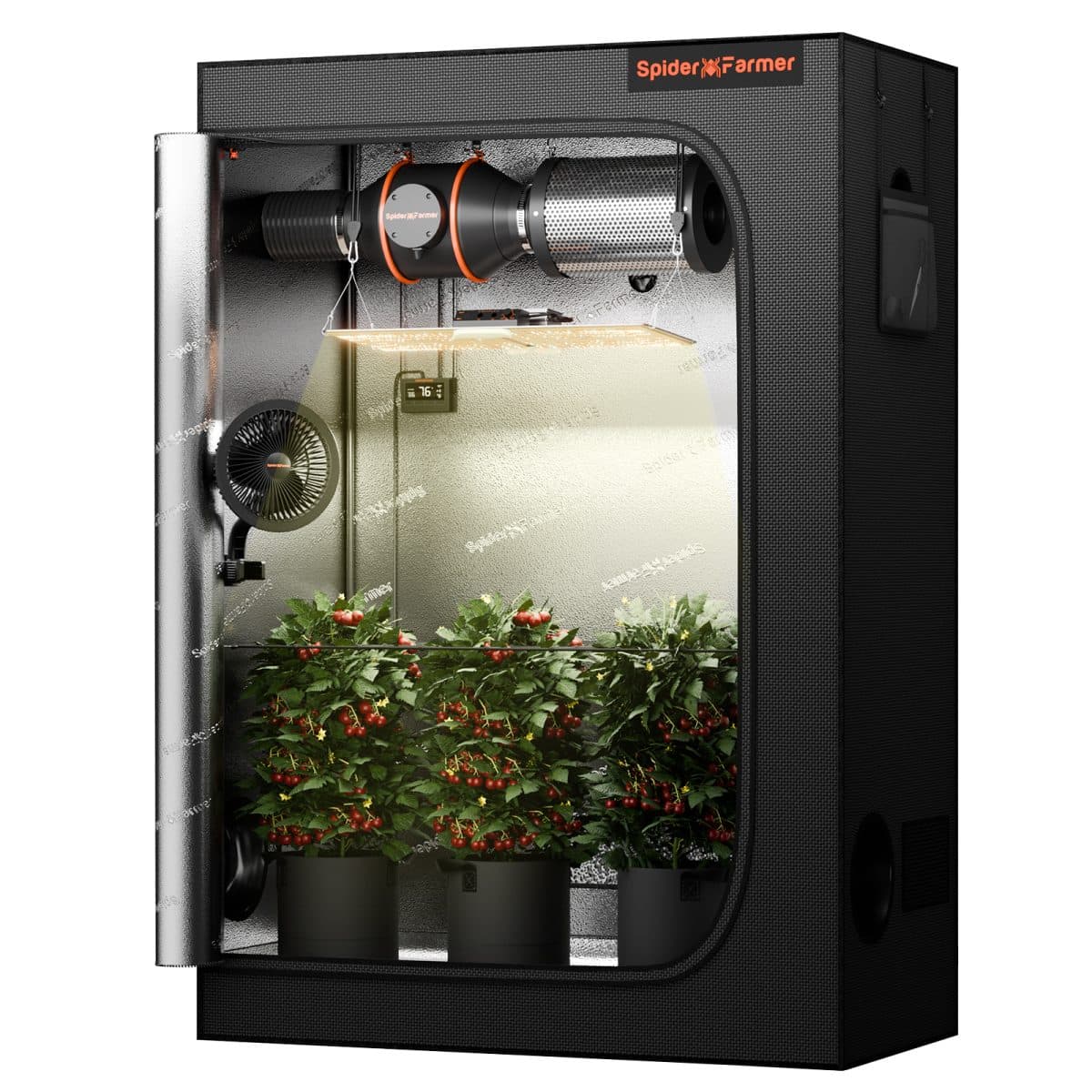 Dyrkesett Komplett | Samsung EVO 200W | 120x60 Telt | Spider Farmer® - Nordstrøm Botaniske
