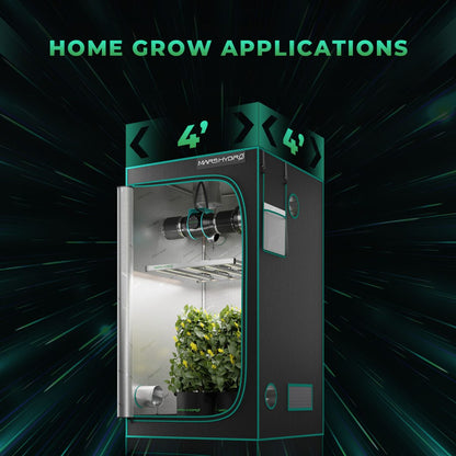 Mars Hydro Vekstlys 480W | 2024 inkl. iConnectu | Plantelys for Dyrketelt og Dyrkerom - Nordstrøm Botaniske