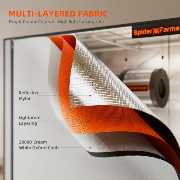Dyrketelt | 60x60x180 cm  | Spider Farmer®