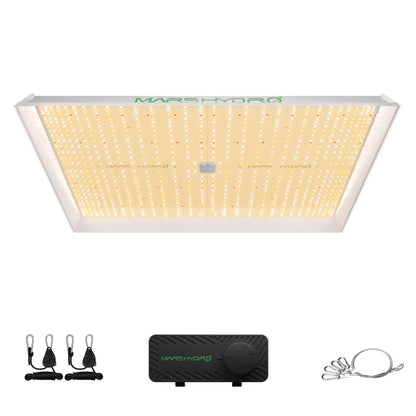 Mars Hydro Vekstlys 450W plant grow light for grow tents and grow rooms, featuring full spectrum LED illumination.