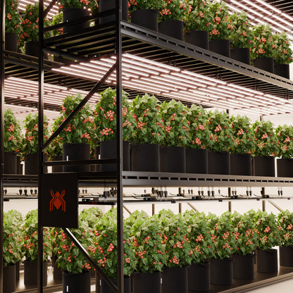 Spider Farmer Plantelys 1000W LED grow light with WiFi, Bluetooth, and app control, featuring a spider farmer branding and full spectrum LEDs.