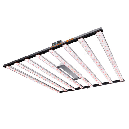 Spider Farmer Plantelys 1000W LED grow light with WiFi, Bluetooth, and app control, showcasing the full fixture with LED panels and controls.