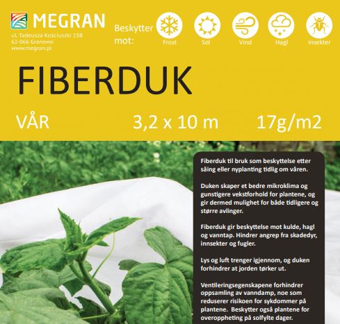 Fiberduk Vår 3,2x10m | Større Avling med Beskyttelse - Nordstrøm Botaniske