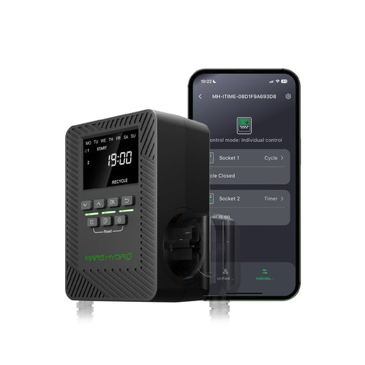 Mars Hydro iTime | 2-i-1 Timer | Appstyring