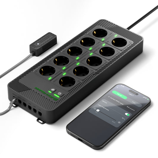 Mars Hydro iHub Pro | Smart 10-uttak | alt-i-ett vekstromshub | WiFi - Nordstrøm Botaniske