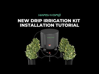 Dryppvanningssett | 50 L Bøtte | Pumpe 24W